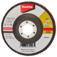 Afbeeldingen van Makita Lamellenschijf D-27654 - Ø115mm - Z80 