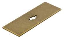 Afbeeldingen van Siro Onderplaat metaal - L 72mm/H 2mm/B 25mm vintage goud 