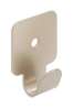Afbeeldingen van Siro Kapstokhaak metaal - L 41mm/H 15mm/B 30mm nikkel mat 