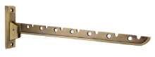 Afbeeldingen van Siro Wasdroger metaal - boorafstand 87mm/L 380mm/H 41mm/B 29mm - antiek messing 
