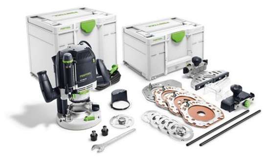 Afbeeldingen van Festool bovenfreesmachine OF 2200 EB-Set - 2200Watt - Inclusief accessoireset in systainer