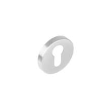 Afbeeldingen van INTERSTEEL Rozet profielcilindergat rond nokken rvs geborsteld 53mm 3512