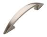 Afbeeldingen van Siro Meubelgreep metaal - boorafstand 128mm/L 179mm/H 28mm/B 18mm - RVS effect 