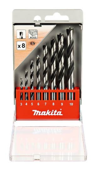 Afbeeldingen van Makita Houtspiraalborenset 8-Delig D-57227