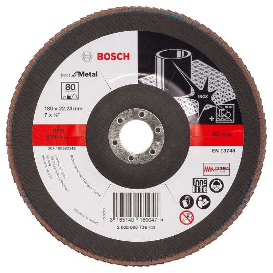 Afbeeldingen van Bosch Lamellenschuurschijf X571, Best for Metal