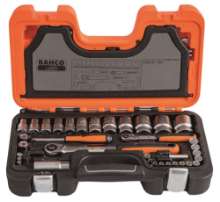Afbeeldingen van Bahco doppenset 1/2", 1/4" 56 delig (S560)