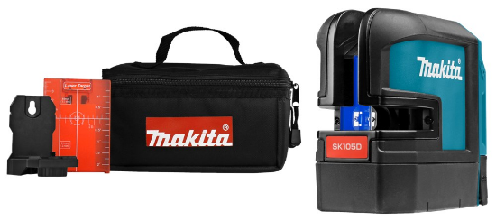 Afbeeldingen van Makita Kruislijnlaser SK105DZ - 10.8V Rode laser - Zonder accu's en lader in doos