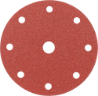 Afbeeldingen van Kelfort schuurschijf 150mm rood 10st 9 gaten