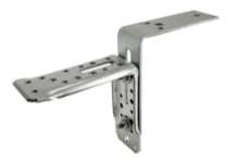 Afbeeldingen van GB kozijnstelhoek XL - 175x175/175mm 72x5/60x5mm - zink magnesium