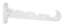 Afbeeldingen van Siro Wasdroger metaal - boorafstand 89mm/L 307mm/H 59mm/B 31mm - wit 
