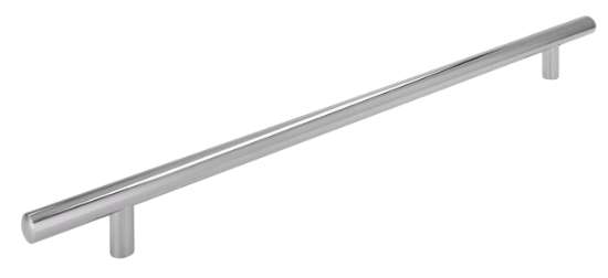 Afbeeldingen van Siro Meubelgreep metaal - boorafstand 288mm/L 368mm/H 32mm/B 12mm chroom glanzend 