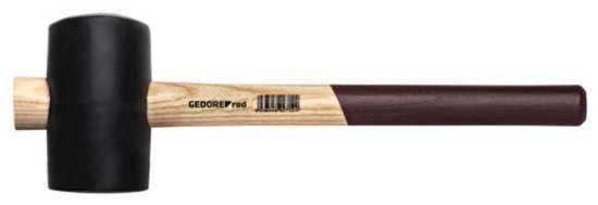 Afbeeldingen van Gedore Red Rubber hamer, kop diameter 79 mm, Lengte 360 mm, essen