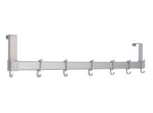 Afbeeldingen van Siro Deurkapstok kunststof - met 7 haken L 590mm/H 60mm/B 139mm grijs 