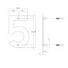 Afbeeldingen van INTERSTEEL Huisnummer 5 150x2mm rvs geborsteld 4020