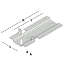 Afbeeldingen van GB vloer HSB-strip met lip - 220/293mm 111x3mm - sendzimir verzinkt