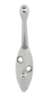 Afbeeldingen van Siro Kapstokhaak metaal - boorafstand 11mm/L 87mm/H 56mm/B 18mm chroom glanzend 