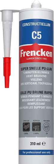 Afbeeldingen van Frencken Constructielijm/Montagelijm C5 - 310ml - beige