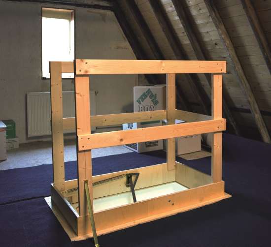 Afbeeldingen van Woodytrex traphek zoldertrap