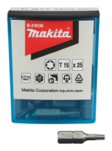 Afbeeldingen van Makita schroefbit B-24636 - T15x25 - 25 stuks 