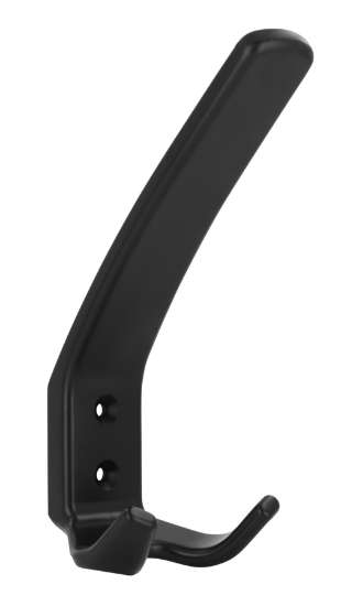 Afbeeldingen van Siro Kapstokhaak kunststof - boorafstand 20mm/L 150mm/H 96mm/B 57mm - zwart 