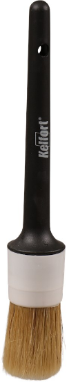 Afbeeldingen van Kelfort Wegwerpkwast nr.20 - Ø32mm - rond wit haar 