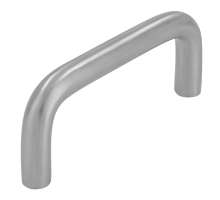 Afbeeldingen van Siro Meubelgreep metaal - boorafstand 64mm/L 72mm/H 30mm/B 8mm - RVS 