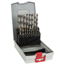 Afbeeldingen van Bosch 19-delige ProBox metaalborenset HSS-G, DIN 338, 135°