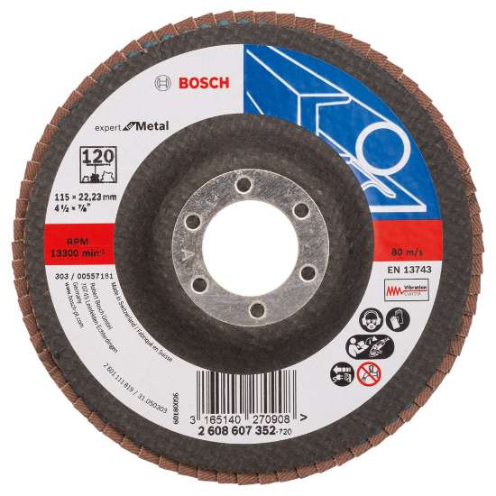 Afbeeldingen van Bosch Lamellenschuurschijf X551, Expert for Metal