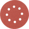Afbeeldingen van Kelfort schuurschijf 125mm rood 10st 8 gaten