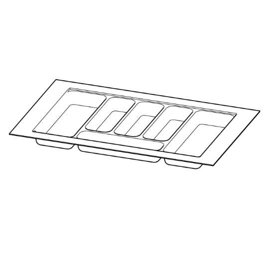 Afbeeldingen van Hettich OrgaTray 440, antraciet, 380 - 440 / 601 - 700