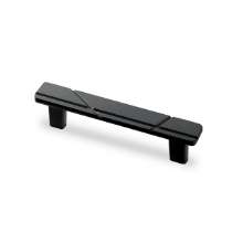Afbeeldingen van Hettich Greep Celista, boorafstand 128, L 160 mm, B 25 mm, H 27 mm, mat zwart