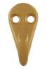Afbeeldingen van Siro Kapstokhaak metaal - boorafstand 10mm/L 41mm/H 33mm/B 20mm - goud mat 