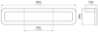 Afbeeldingen van Siro Meubelgreep metaal - boorafstand 64mm/L 166mm/H 27mm/B 36mm chroom glanzend 