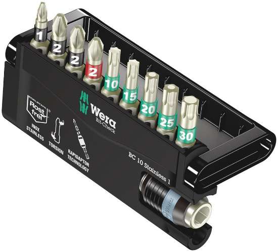 Afbeeldingen van Wera Bitset Bit-Check 10 Stainless 1