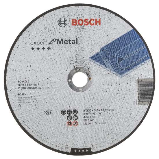 Afbeeldingen van Bosch Doorslijpschijf recht Expert for Metal