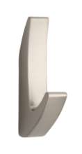 Afbeeldingen van Siro Kapstokhaak metaal - boorafstand 32mm/L 81mm/H 40mm/B 15mm RVS effect 