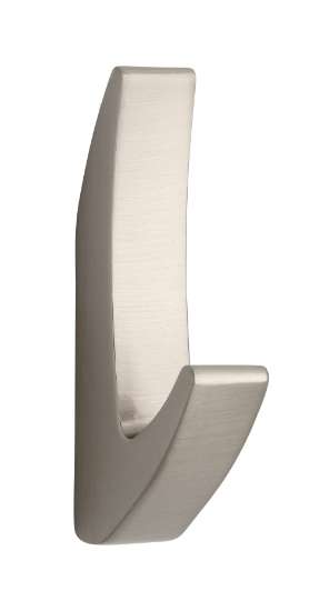 Afbeeldingen van Siro Kapstokhaak metaal - boorafstand 32mm/L 81mm/H 40mm/B 15mm RVS effect 
