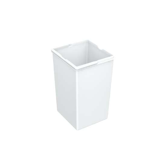 Afbeeldingen van Hettich Emmer 15 l, kunststof, wit, B x T x H 208 x 223 x 352 mm, voor afvalsysteem Bin.it Basic II