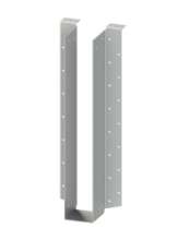 Afbeeldingen van GB raveeldrager I-ligger met lip - 60x400x1,25mm - sendzimir verzinkt