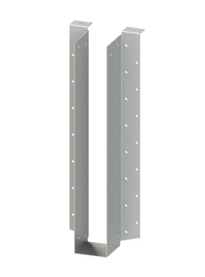 Afbeeldingen van GB raveeldrager I-ligger met lip - 60x400x1,25mm - sendzimir verzinkt