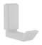 Afbeeldingen van Siro Kapstokhaak kunststof - boorafstand 20mm/L 51mm/H 57mm/B 22mm - wit 