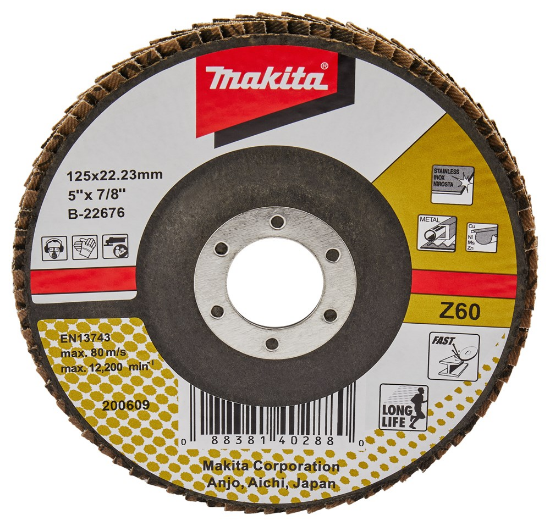 Afbeeldingen van Makita Lamellenschijf B-22676 - Ø125mm - Z60 
