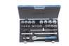Afbeeldingen van GEDORE Dopsleutelset 1/2" 28-delig 19 VMU / D 19 VMU