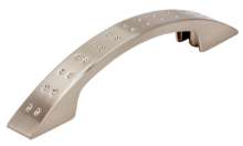Afbeeldingen van Siro Meubelgreep metaal - boorafstand 95mm/L 138mm/H 26mm/B 16mm RVS effect 