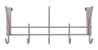Afbeeldingen van Siro Deurkapstok metaal - met 5 haken L 340mm/H 71mm/B 138mm RVS 