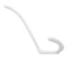 Afbeeldingen van Siro Kapstokhaak metaal - boorafstand 20x22x22mm/L 108mm/H 88mm/B 76mm - wit 