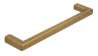Afbeeldingen van Siro Meubelgreep metaal - boorafstand 128mm/L 136mm/H 28mm/B 8mm vintage goud 