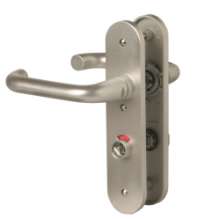 Afbeeldingen van Nemef Binnendeurbeslag F1 kruk/kruk 3253 WC Ls