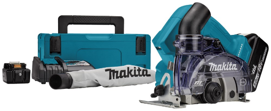 Afbeeldingen van Makita 18 V Diamantsnijder droog 125 mm DCC500RTJ