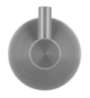 Afbeeldingen van Siro Kapstokhaak metaal - L 38mm/H 42mm/B 35mm RVS 